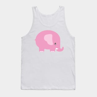 Pink Elephant Tank Top